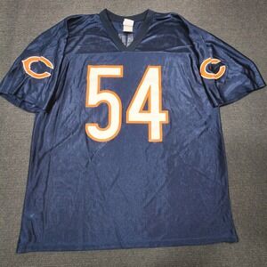 NFL Team Apparel Chicago Bears #54 Brian Urlacher Jersey Men XL Navy Blue